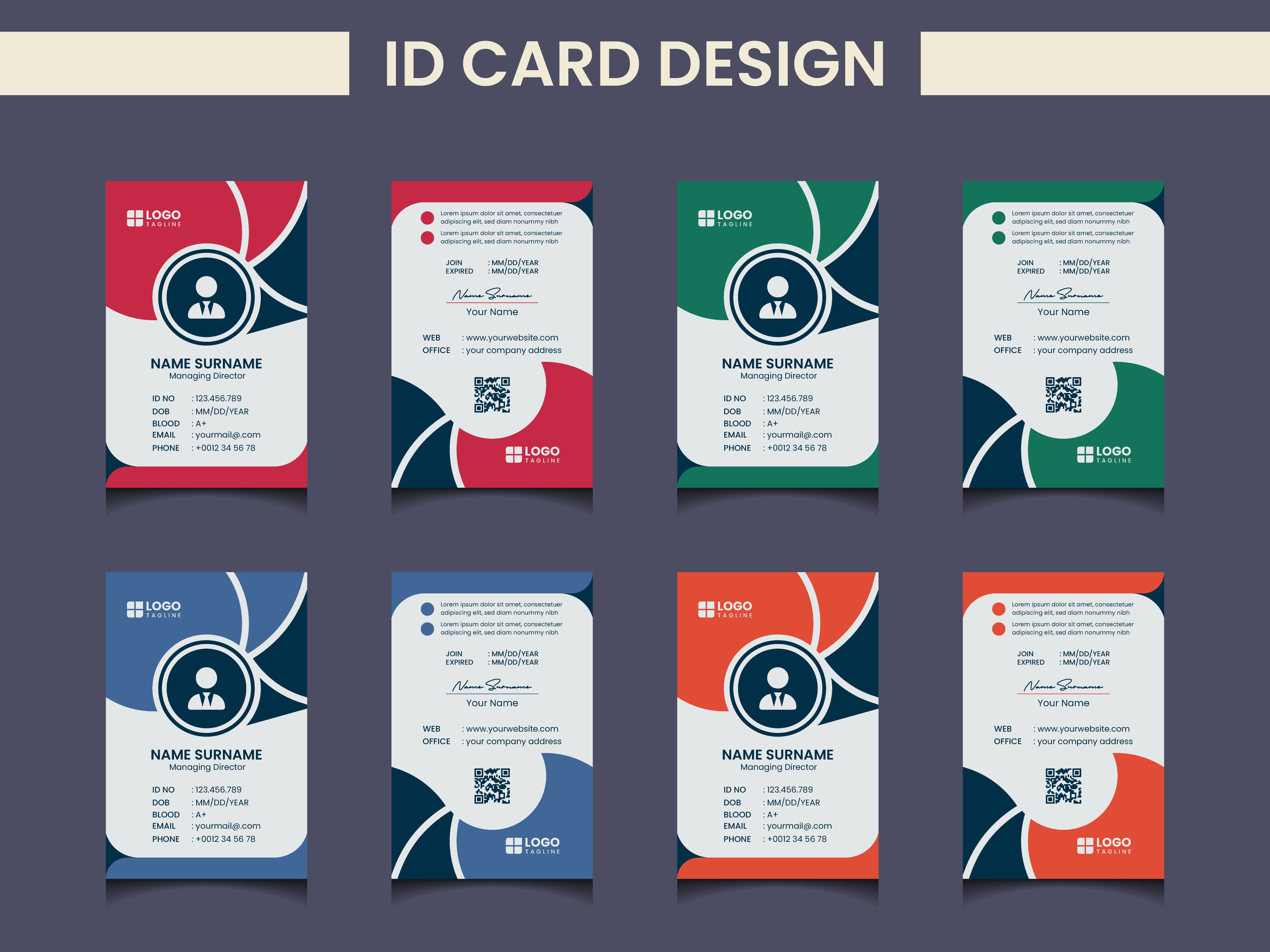 ID Card Design || আইডি কার্ড ডিজাইন