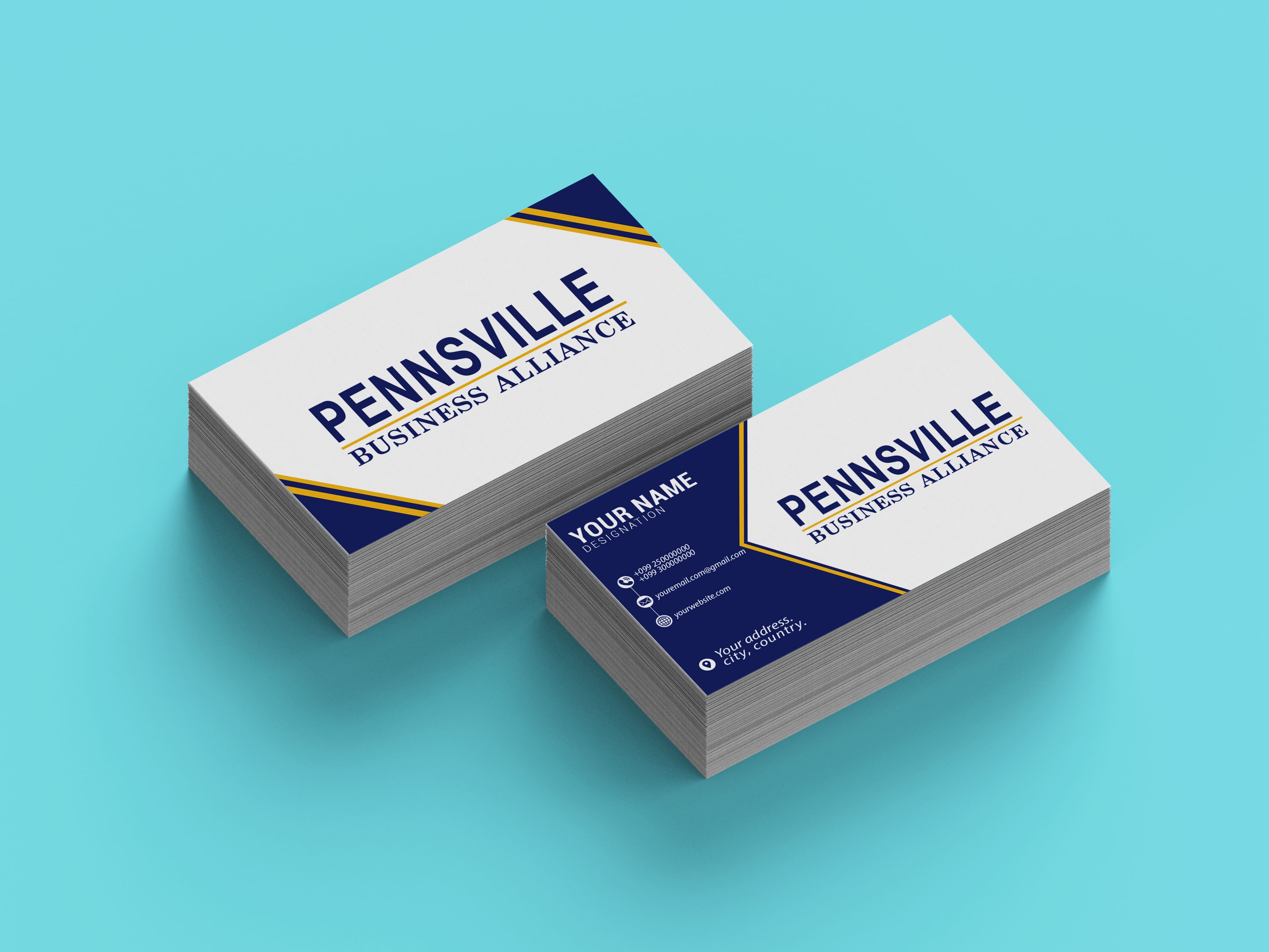 BUSINESS CARD DESIGN AI FILE