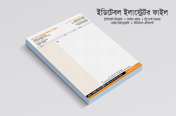 Doctor Pad Design – ডক্টর প্যাড ডিজাইন গ্রাফিক্স ডিজাইন ফাইল