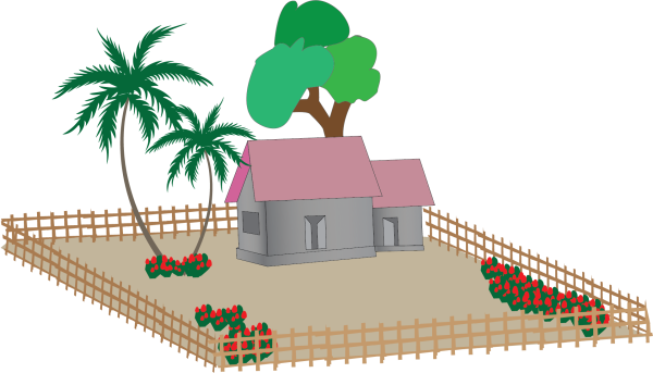 কুঁড়েঘর আর্ট ভেক্টর ডিজাইন || Hut Art vector design গ্রাফিক্স ডিজাইন ফাইল