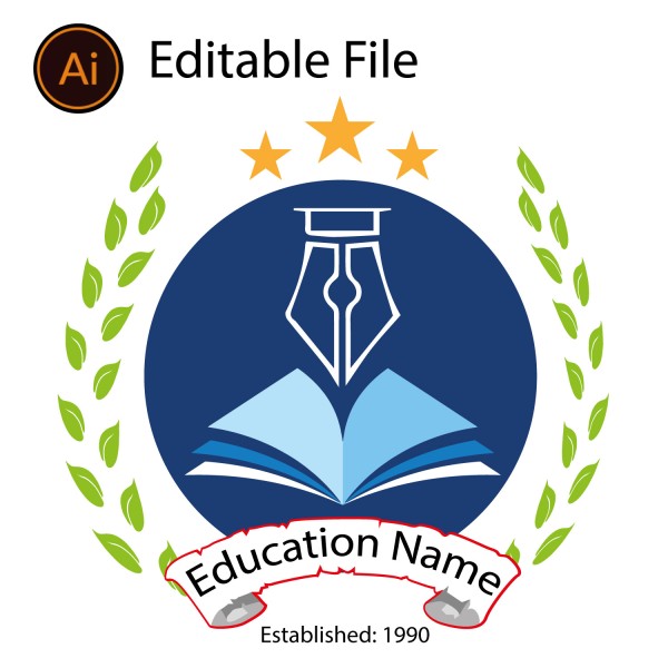 Education Logo Design || এডুকেশন লোগো ডিজাইন গ্রাফিক্স ডিজাইন ফাইল