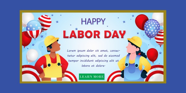 Labor Day banner Design File গ্রাফিক্স ডিজাইন ফাইল