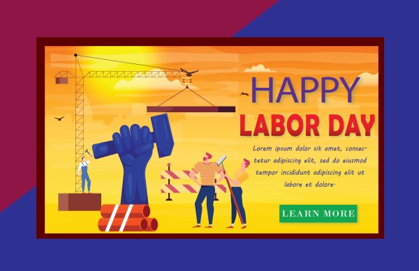 1st May International Workers Day Banner Design গ্রাফিক্স ডিজাইন ফাইল