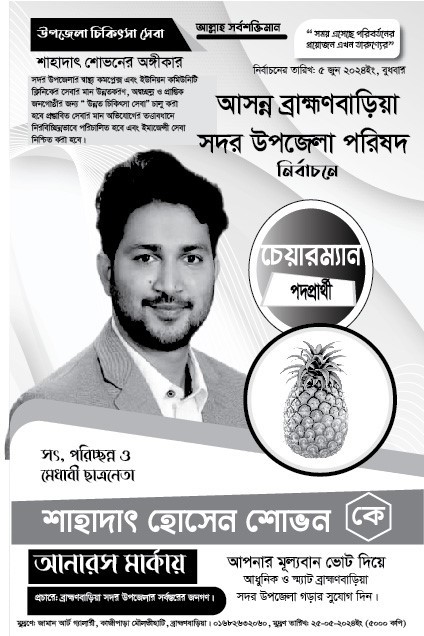 আনারস মার্কা আসন্ন উপজেলা নির্বাচনে হ্যান্ডবিল ডিজাইন গ্রাফিক্স ডিজাইন ফাইল