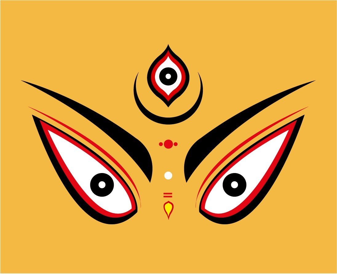 Durga Ma Face png দুর্গা মার মুখ png