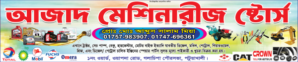 মেশিনারি ওয়ার্কশপ দোকানের ব্যানার ডিজাইন Workshop Banner গ্রাফিক্স ডিজাইন ফাইল
