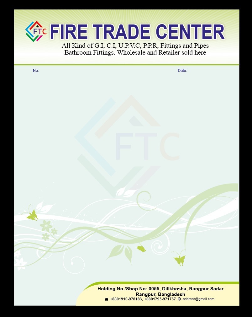 FIRE TRADE CENTER PAD DESIGN