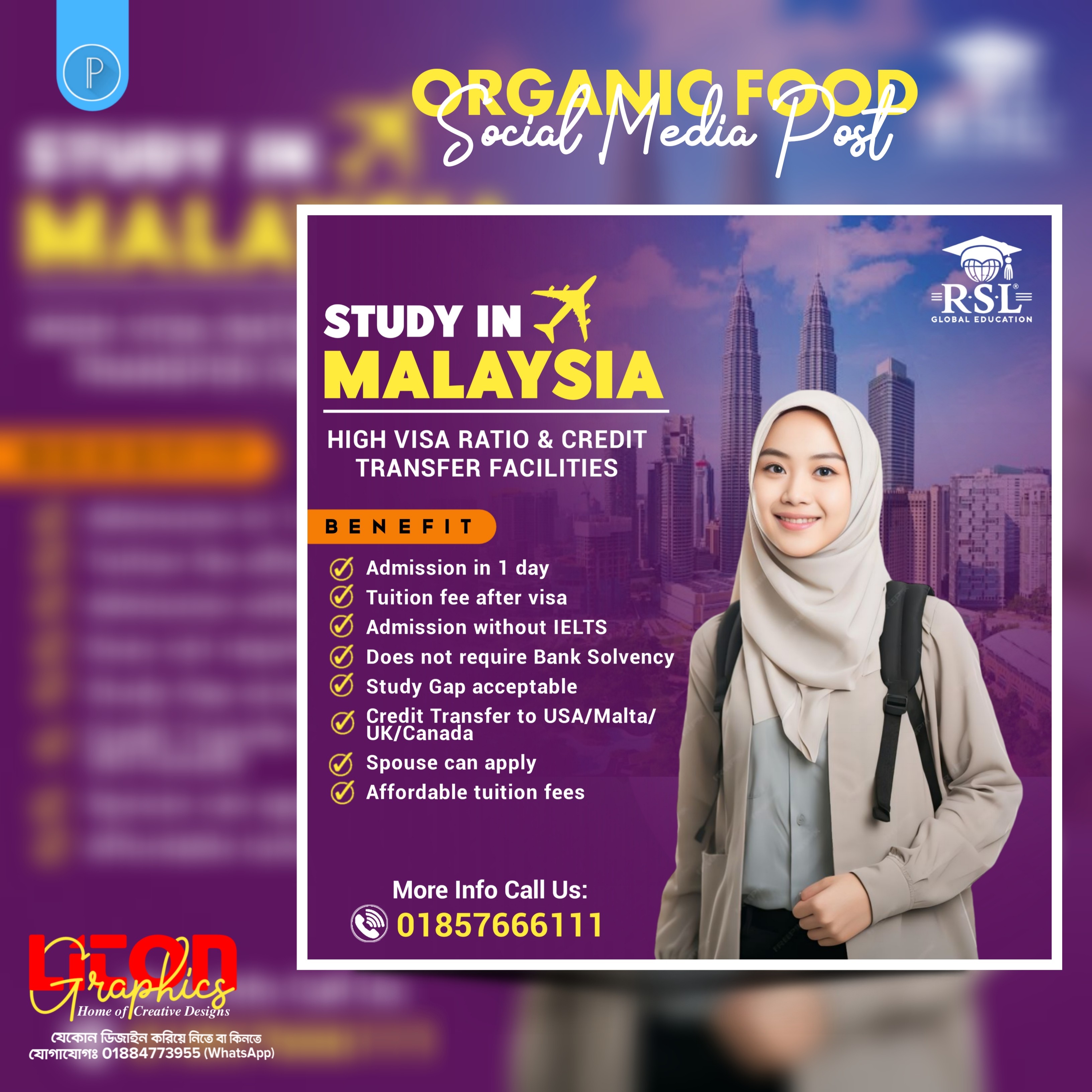 Travel Agency Social Media Post PLP Design