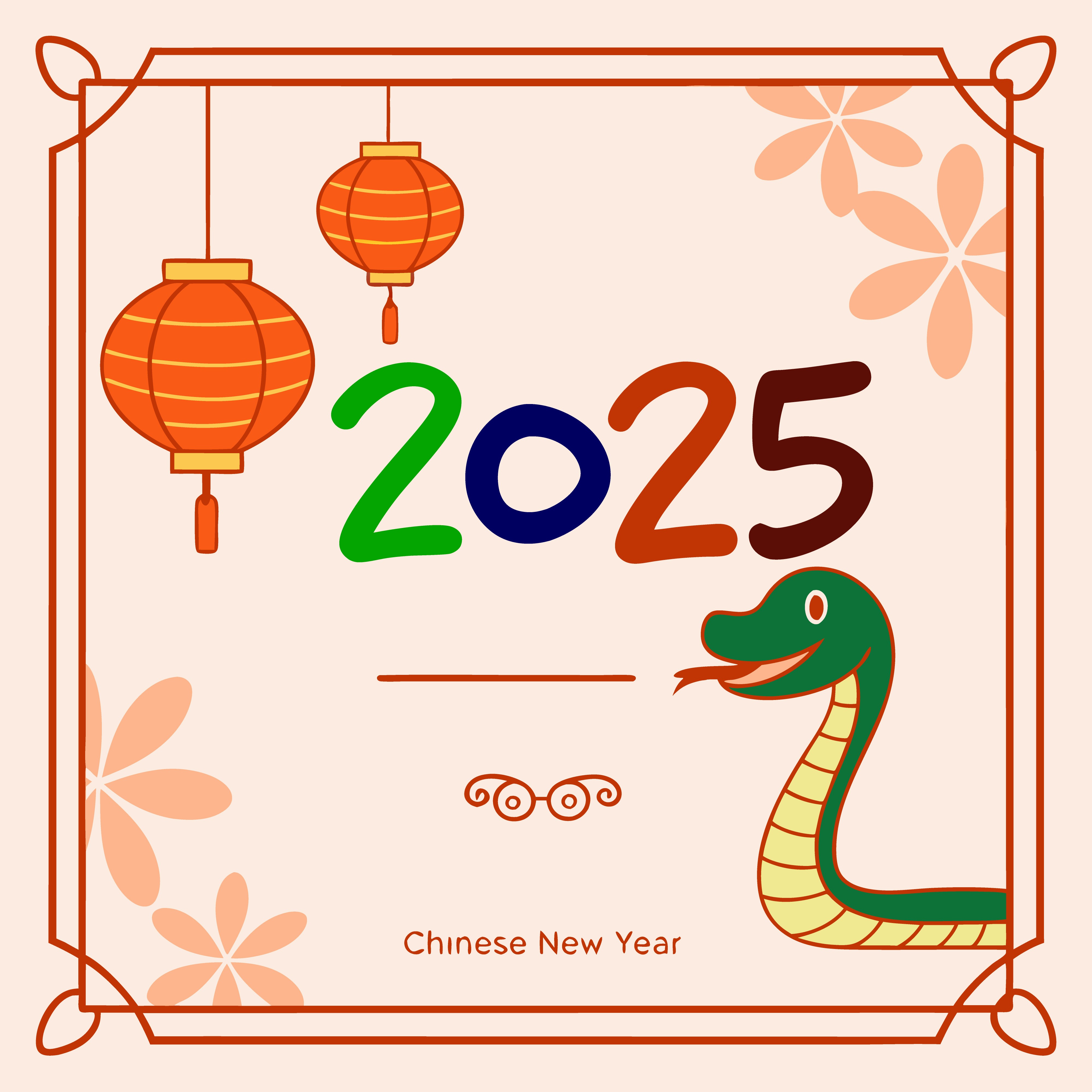 Happy new year vector template background illustration