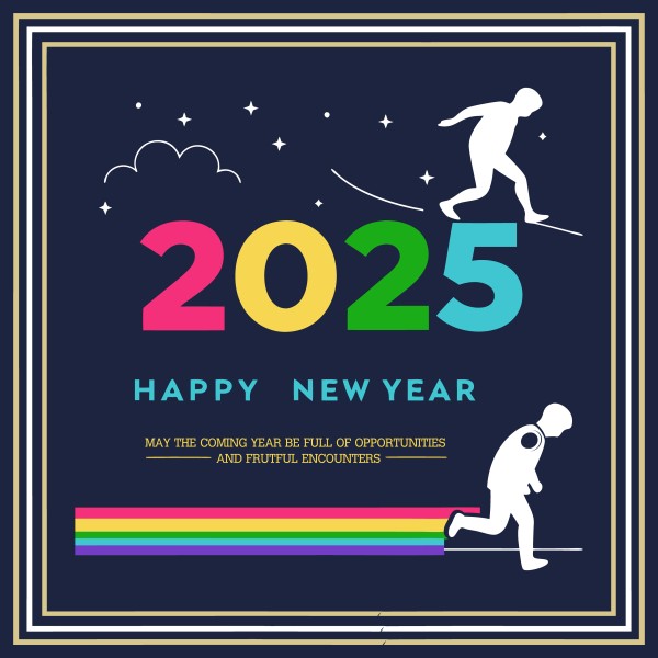 colorfull Happy new year vector template background গ্রাফিক্স ডিজাইন ফাইল
