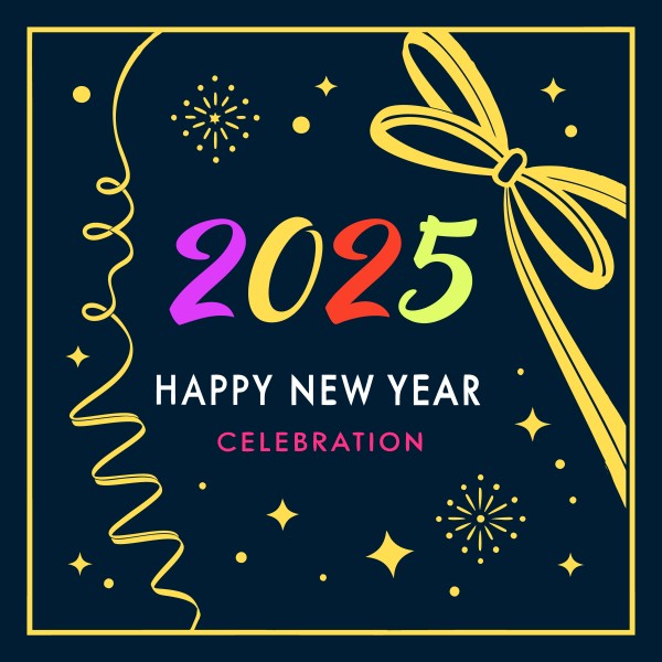 Happy new year vector template background illustration গ্রাফিক্স ডিজাইন ফাইল