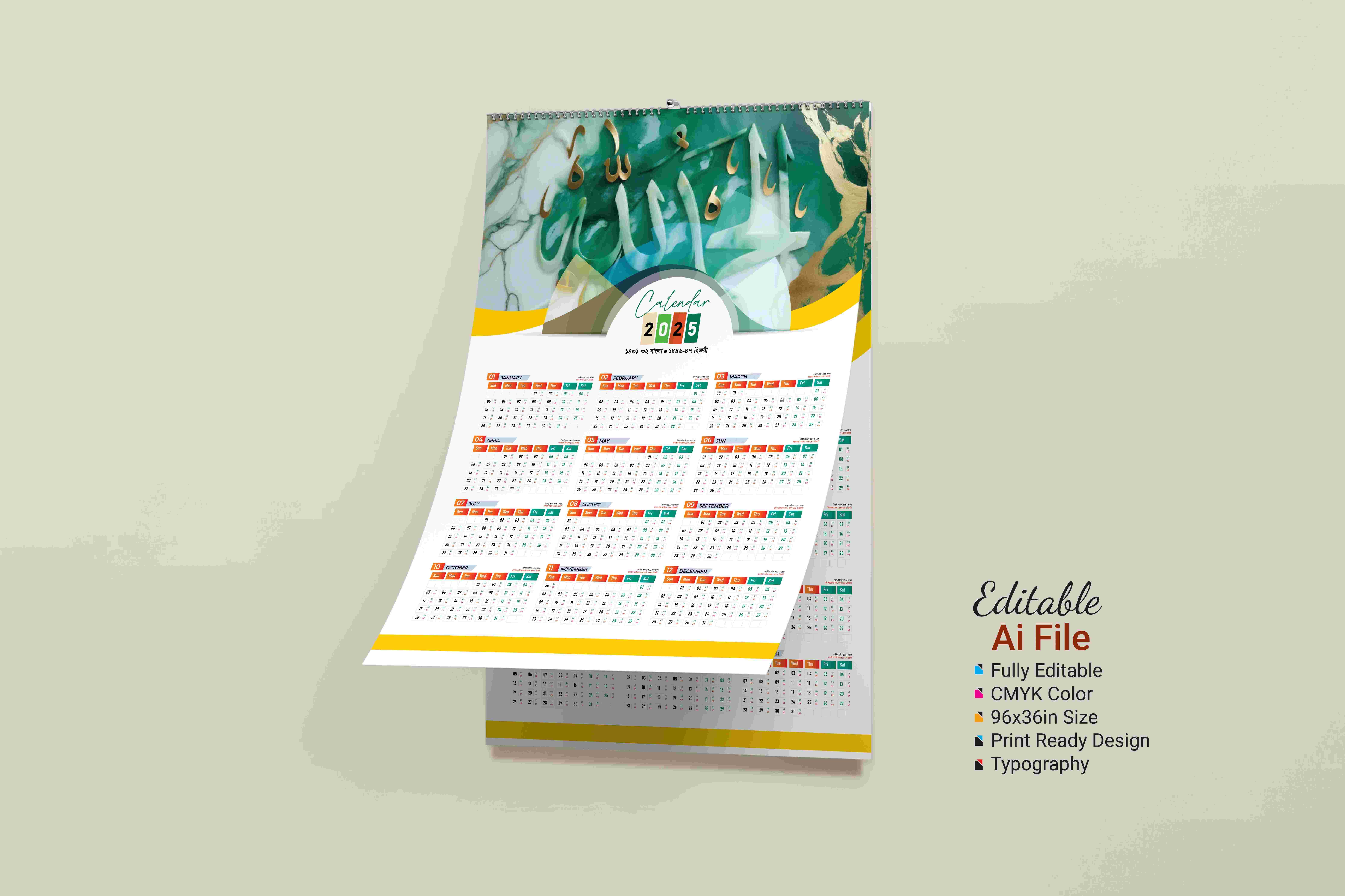 Calender Design 2025