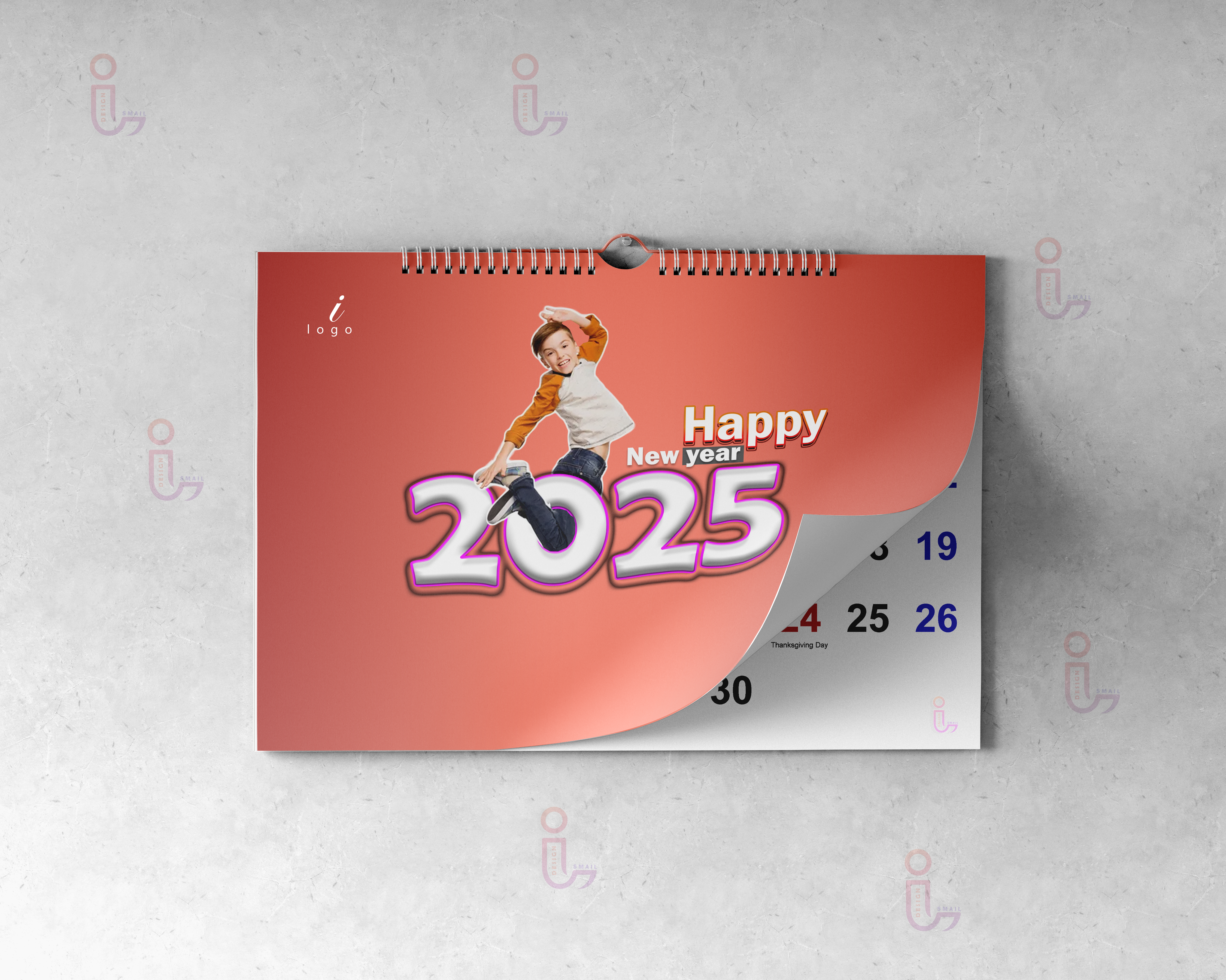 Desk Calendar Mockup Design