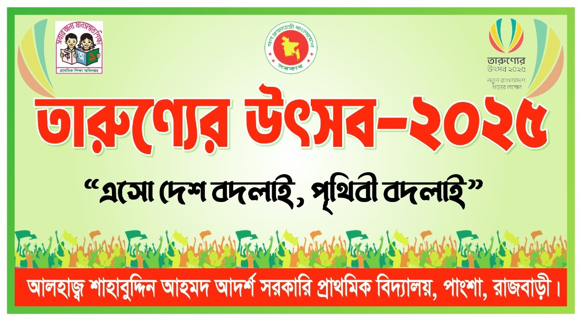 তারুণ্যের উৎসব-২০২৫ ব্যানার ডিজাইন