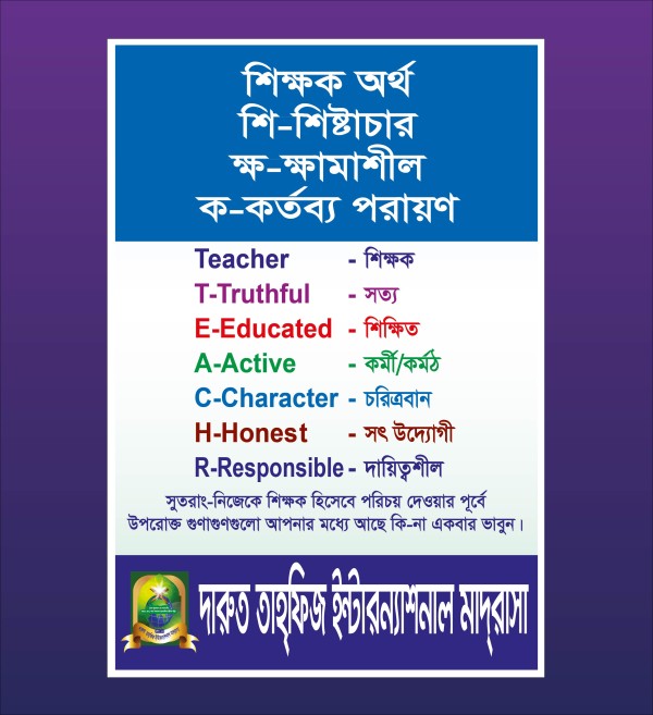 শিশুদের জন্য ইংরেজী শিক্ষা ব্যানার ডিজাইন গ্রাফিক্স ডিজাইন ফাইল