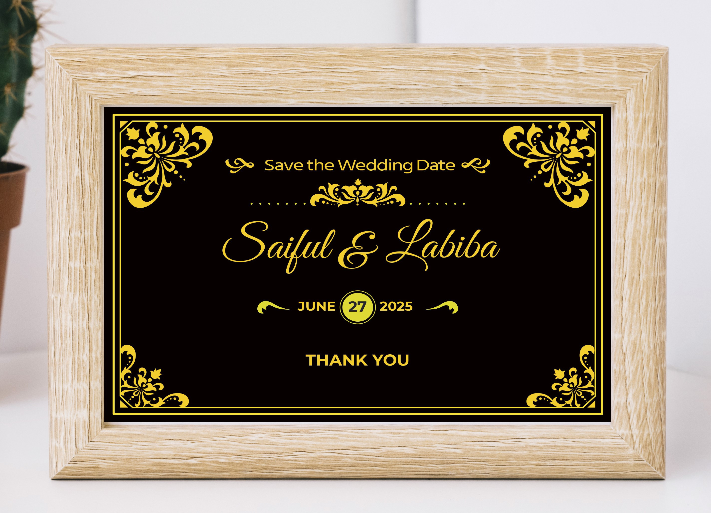 Save the Wedding Date Design