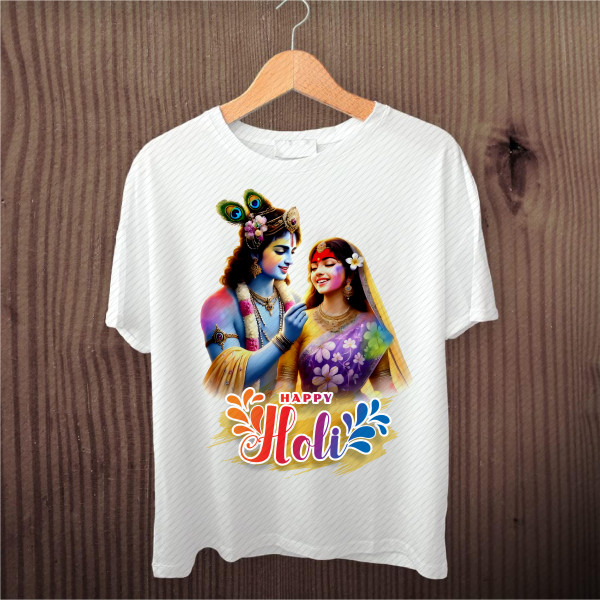 Happy Holi T-Shirt Design হ্যাপি হোলি টি-শার্ট ডিজাইন গ্রাফিক্স ডিজাইন ফাইল
