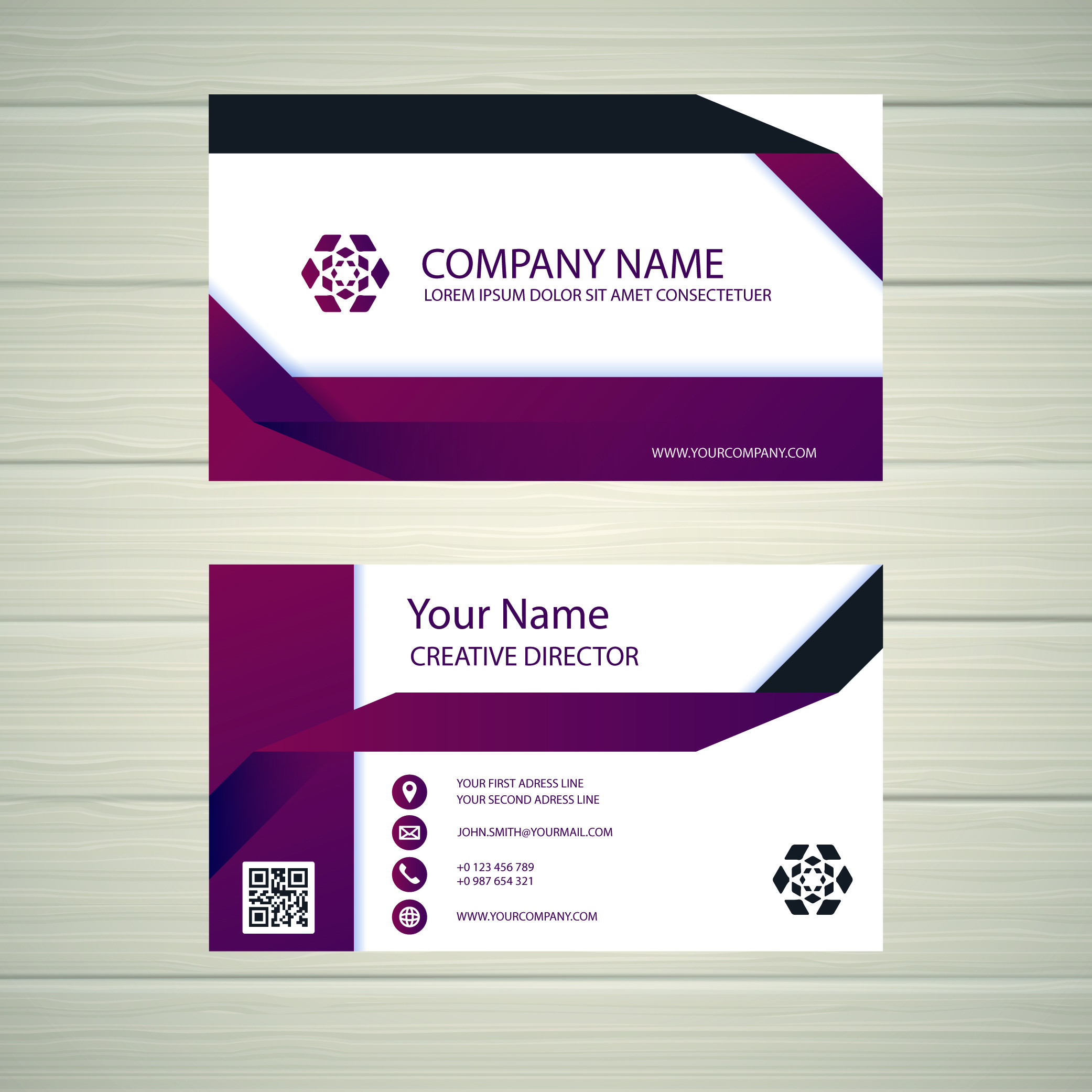 মডার্ন বিজনেস ভিজিটিং কার্ড ডিজাইন Visiting card