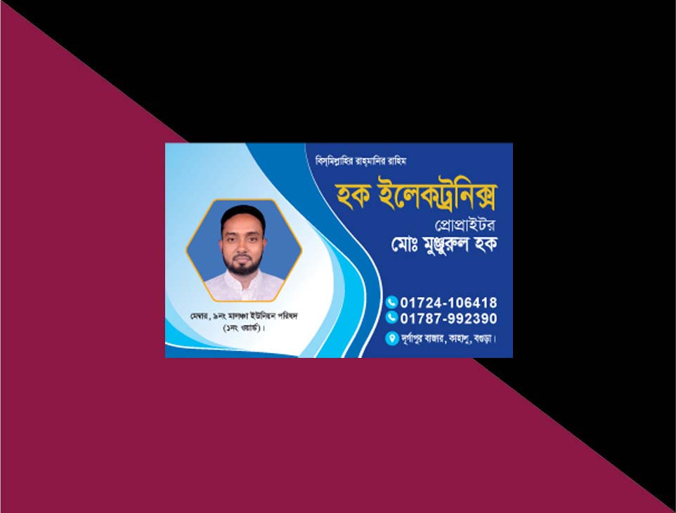 ইলেকট্রনিক্স ভিজিটিং কার্ড