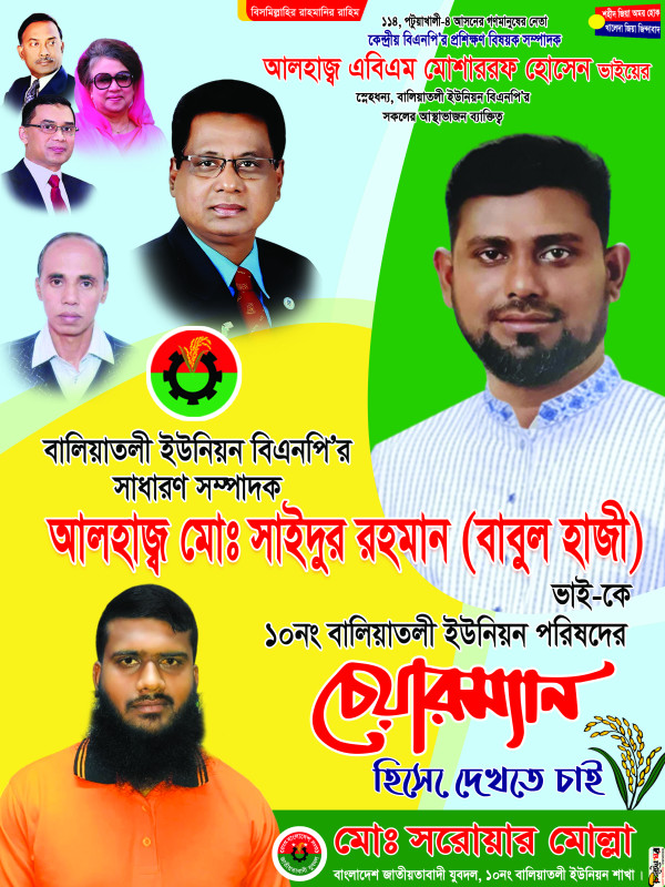 বিএনপি চেয়ারম্যান প্রার্থী নির্বাচনের পোস্টার ডিজাইন গ্রাফিক্স ডিজাইন ফাইল