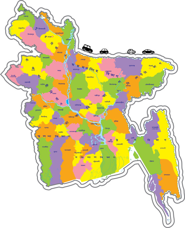 Bangladesh Map Vector বাংলাদেশ ম্যাপ ভেক্টর গ্রাফিক্স ডিজাইন ফাইল