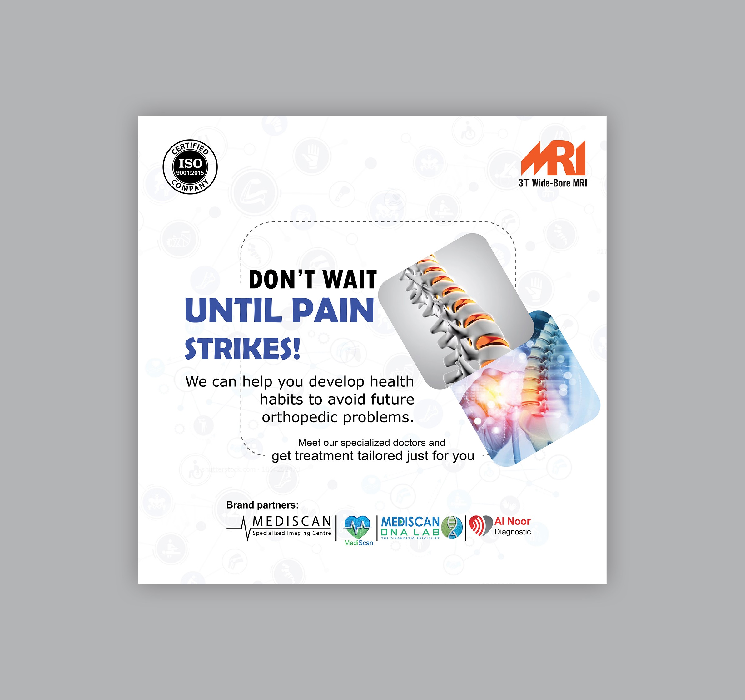 Don't wait until pain strikes