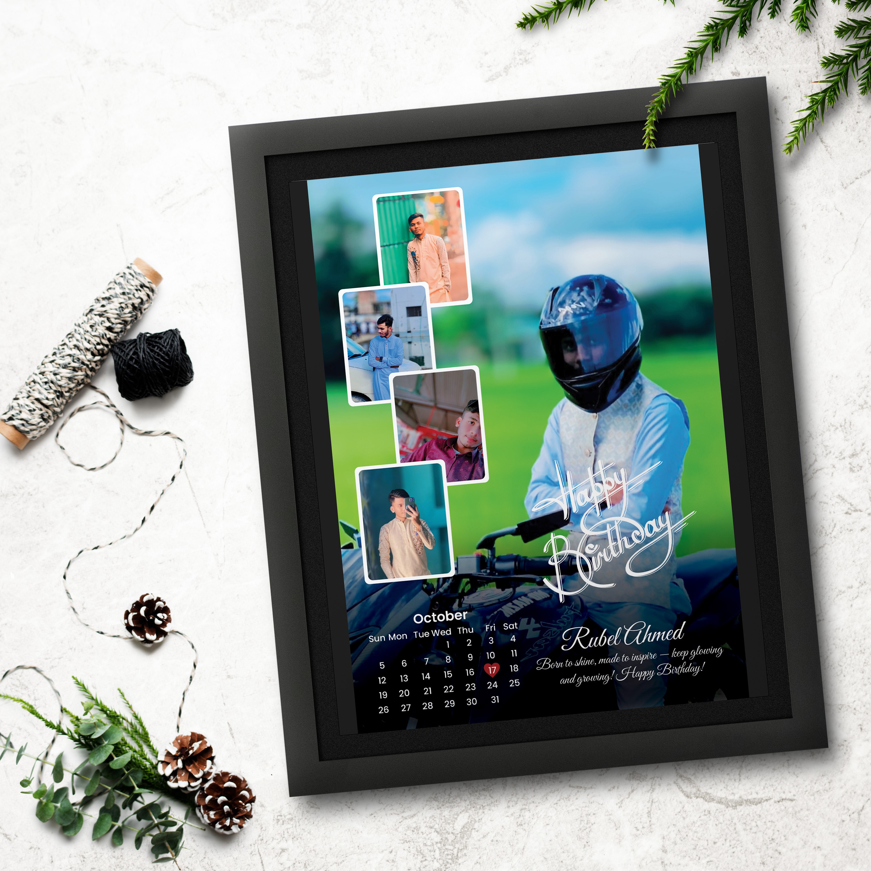 Birthday Card Design জন্ম স্মরণিকা ডিজাইন