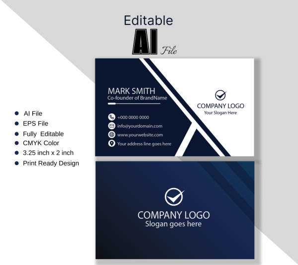 Business Card Design গ্রাফিক্স ডিজাইন ফাইল