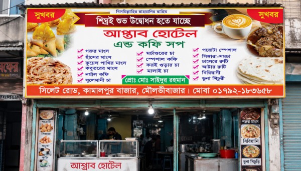 Restaurant Banner Design গ্রাফিক্স ডিজাইন ফাইল