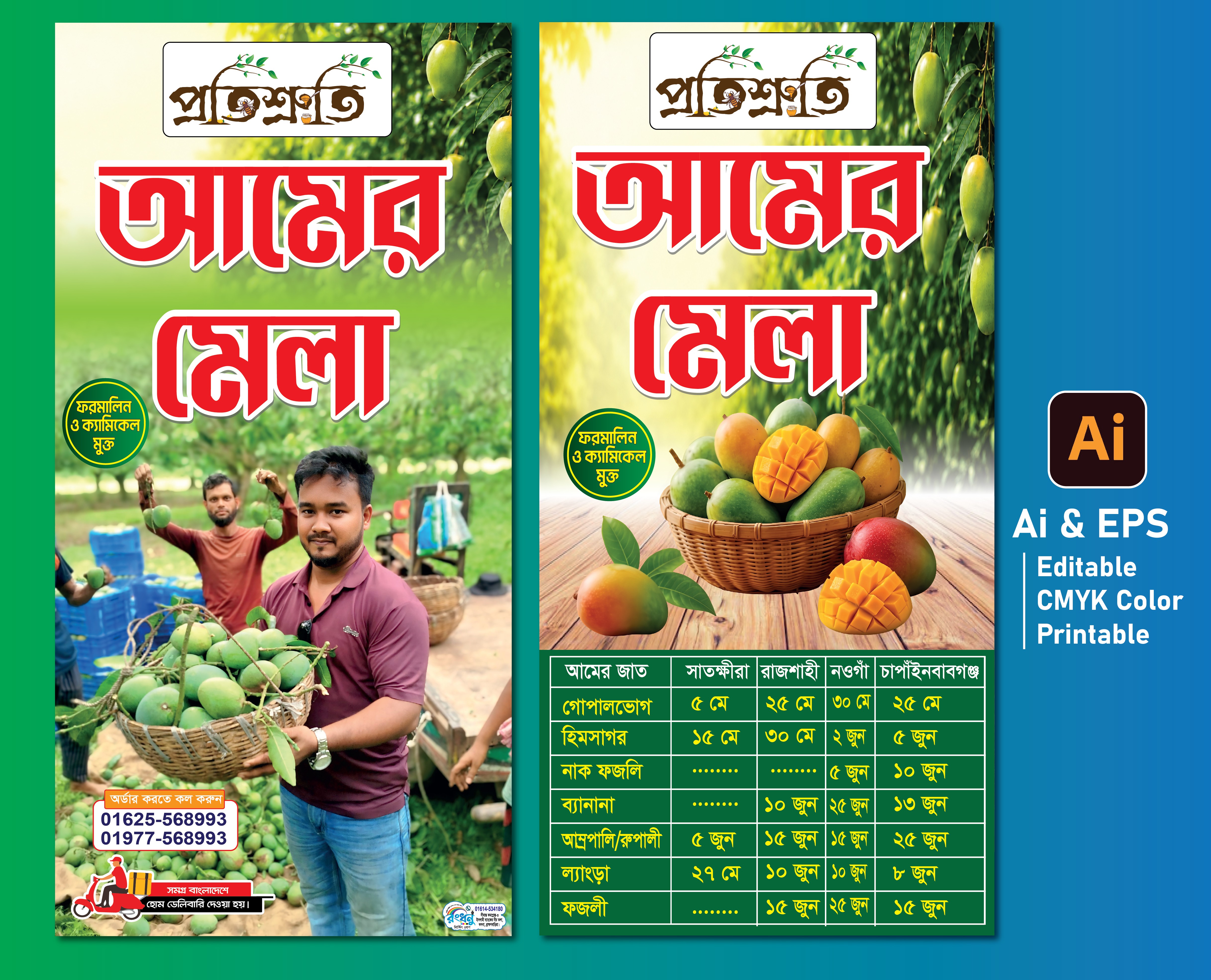 Mango Banner Desing আমের ম্যালা ব্যানার ডিজাইন