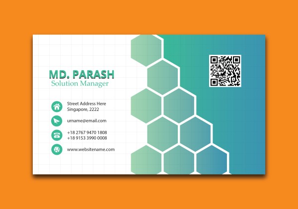 Visiting Card Design গ্রাফিক্স ডিজাইন ফাইল