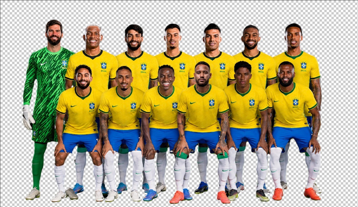 Brazil Squard 2026 PNG FREE. ব্রাজিল স্কোয়াড 2026