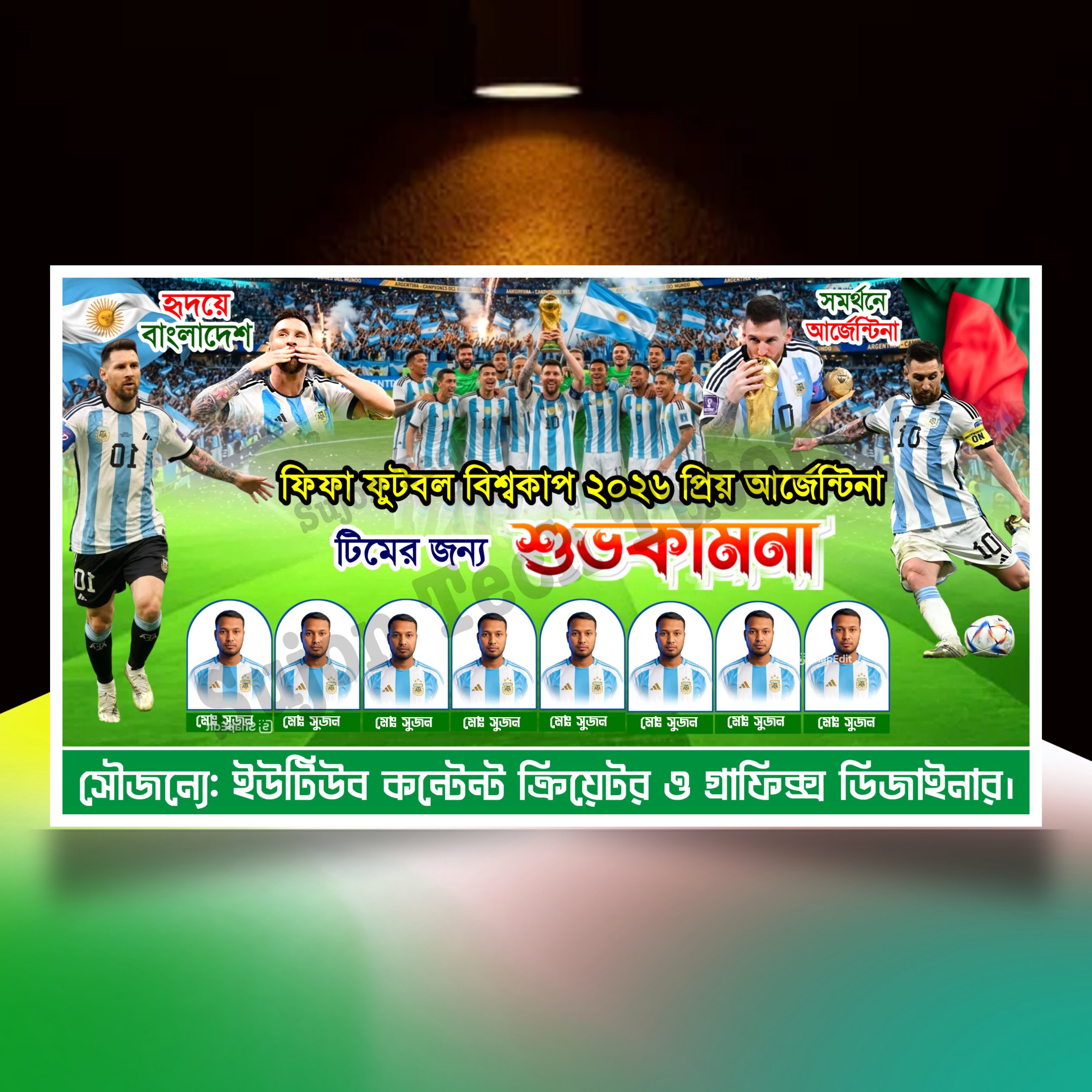 আর্জেন্টিনার ব্যানার ডিজাইন Argentina banner.plp file
