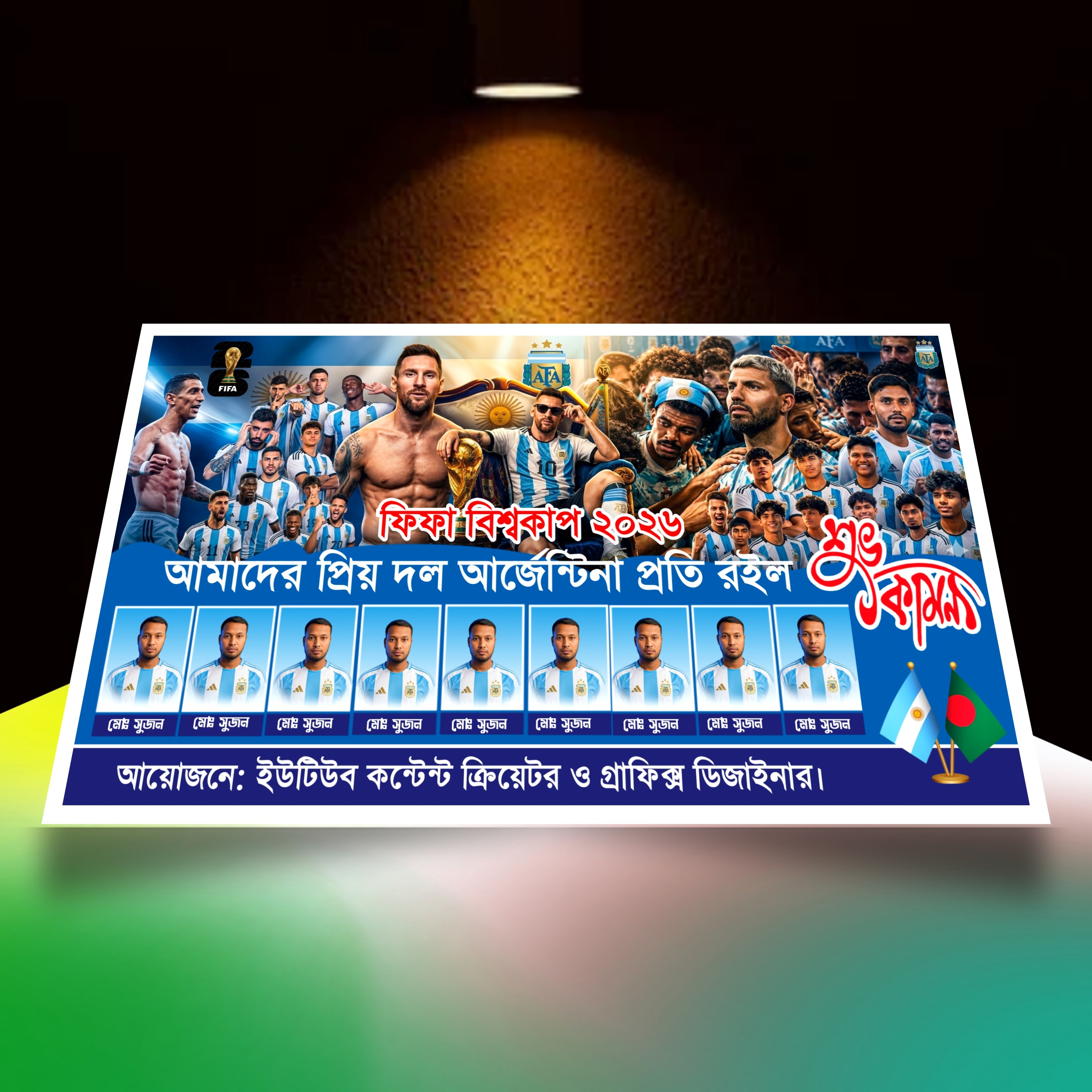 আর্জেন্টিনার ব্যানার ডিজাইন Argentina banner.plp file