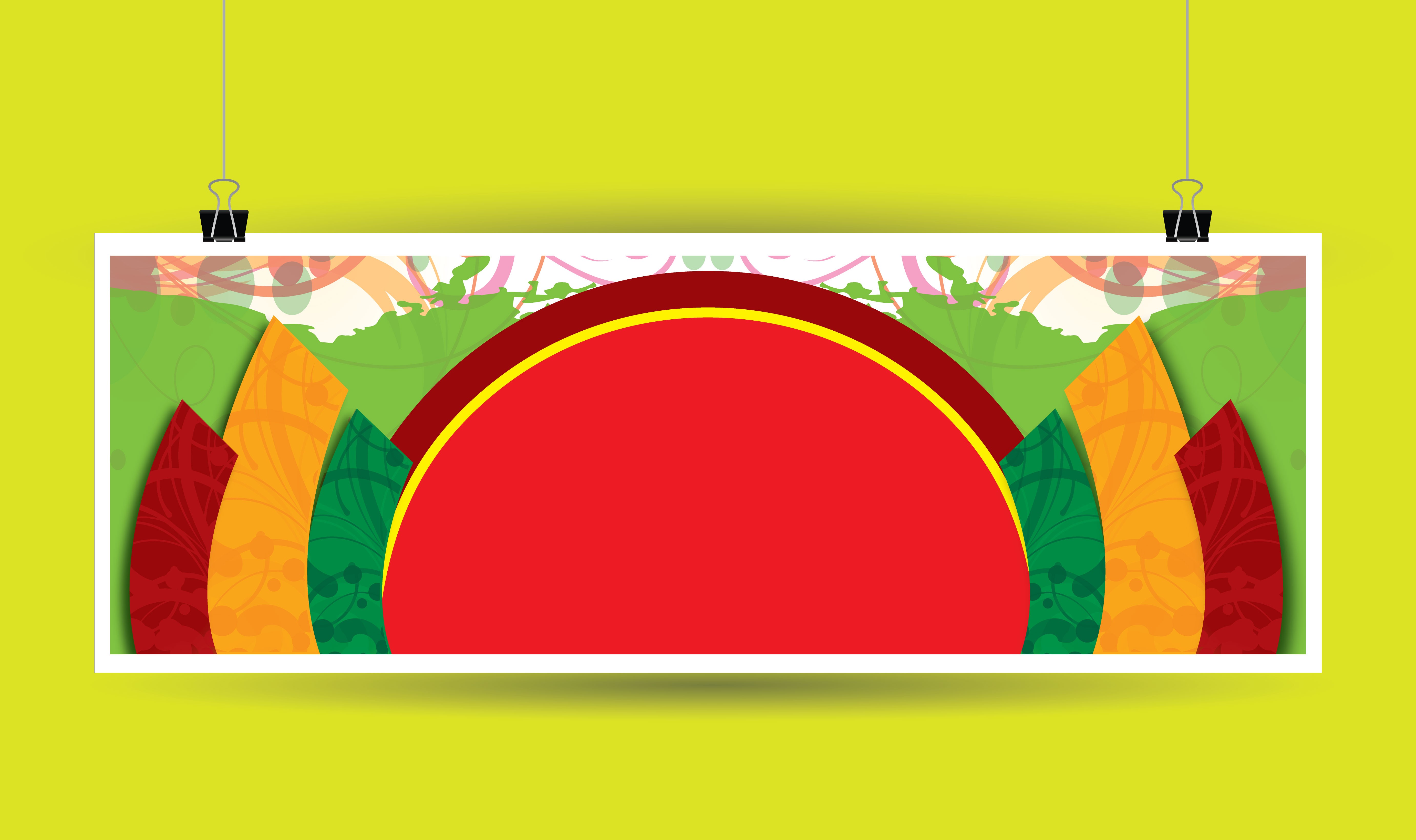 islamic stage banner background