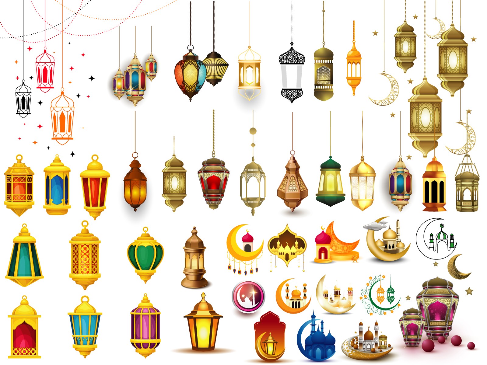 Islamic Lamp Design Vector । ইসলামিক ডিজাইন