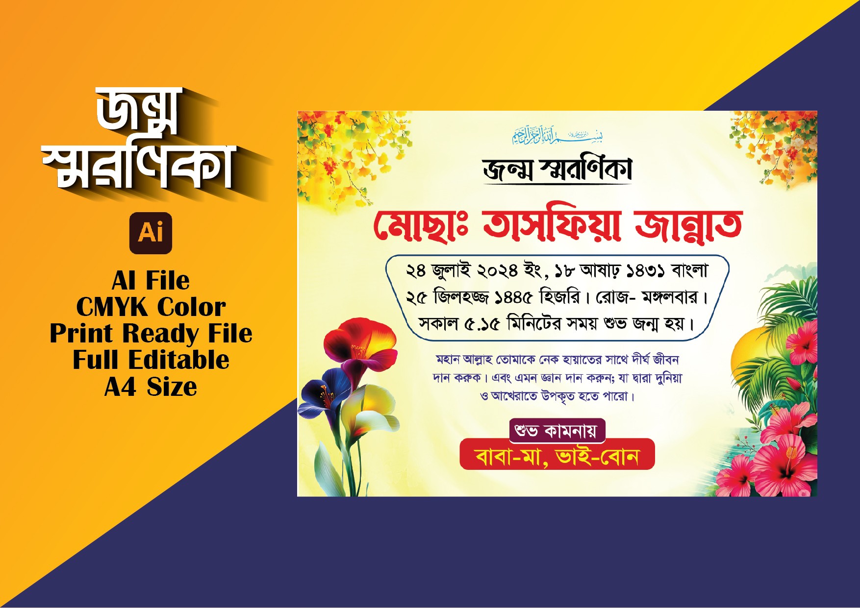 জন্ম স্মরণিকা