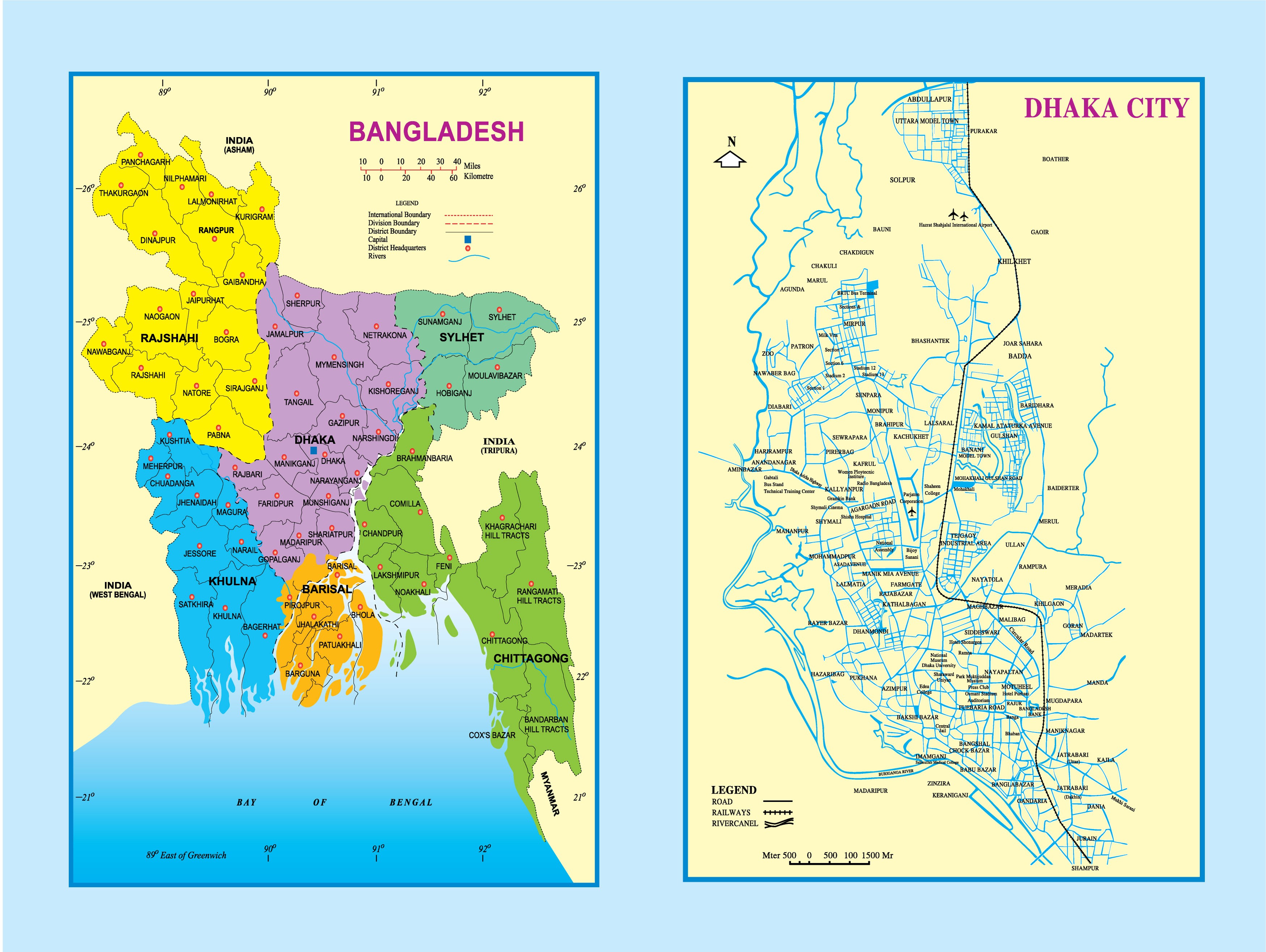Bangladesh Map (Editable)