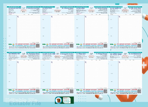 Doctor PAD ডাক্তার প্যাড ডিজাইন গ্রাফিক্স ডিজাইন ফাইল