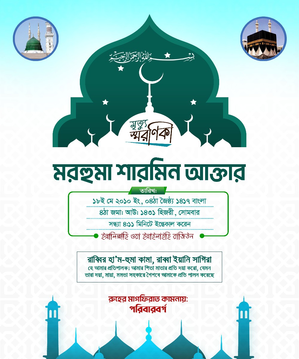 মৃত্যু স্মরণিকা