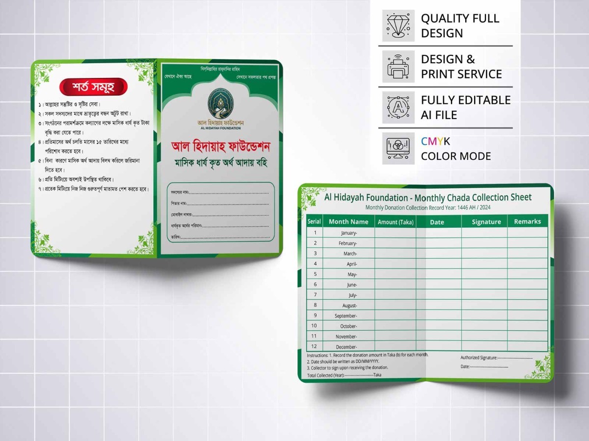 Foundation Beton Card Design । বেতন কার্ড ডিজাইন