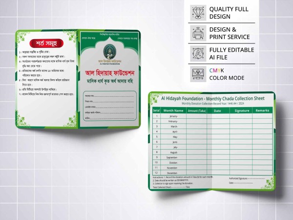 Foundation Beton Card Design । বেতন কার্ড ডিজাইন গ্রাফিক্স ডিজাইন ফাইল