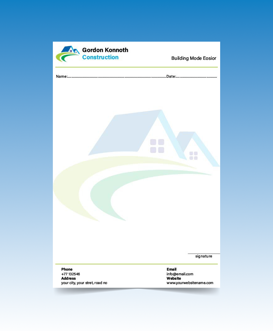 Real Estate Pad Design Template